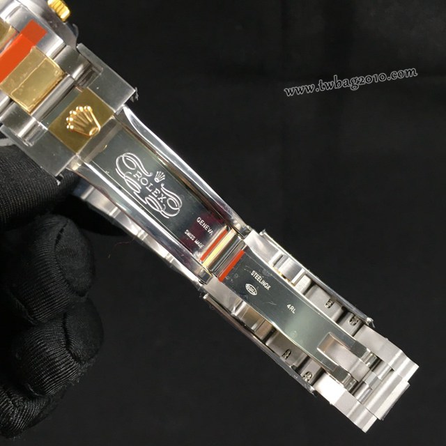 勞力士複刻手錶 勞力士單黃海使型 Rolex間金小鬼王SEA-DEWLLER 126603  gjs1709